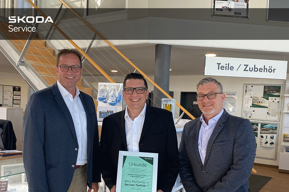 Wir sind Skoda Best Performer 2024